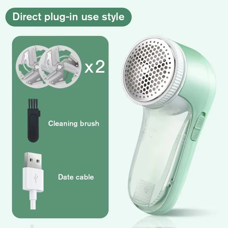 Household Clothing Shaver, Fabric Lint Remover, Electric Lint, Portable Brush Blade, Professional Rechargeable Ball Cutting Mach